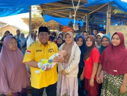 Lahir di Tengah Bencana, Ketum PP AMPG Beri Nama Bayi di Pengungsian Aceh Tamiang Bahlil Barkah Al Idrus