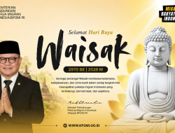 Dari Spirit Waisak, Menteri P2MI Mukhtarudin Ajak Masyarakat Rawat Harmoni dan Harapan