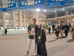 Menkomdigi Meutya Hafid Disambut Hangat Jamaah Haji Indonesia Saat Lempar Jumrah di Hari Tasyrik