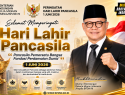 Menteri P2MI Mukhtarudin Ajak Pekerja Migran Indonesia Perkuat Jati Diri Bangsa lewat Pancasila