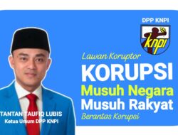Ketum DPP KNPI, Tantan Taufiq Lubis Pertanyakan Perlakuan Istimewa Pada Eks Jampidsus Febrie Adriansyah